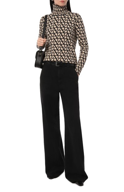 Шерстяная водолазка VALENTINO бежевого цвета по цене 183500 руб., арт. 3B3KC47J84K, фото 2 Шерстяная водолазка VALENTINO, арт. 3B3KC47J84K, фото 2