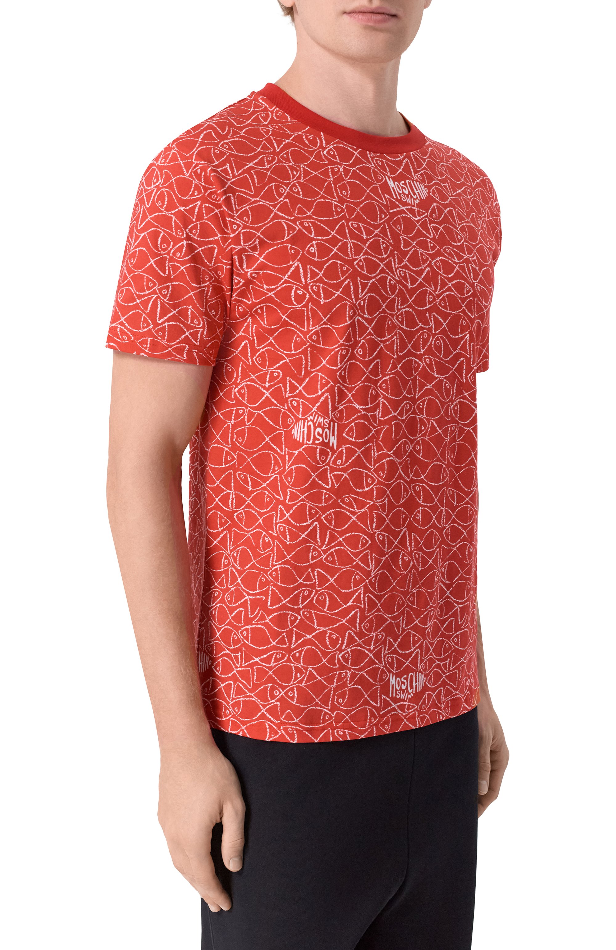 Хлопковая футболка MOSCHINO, арт. A0703/9311, фото 3