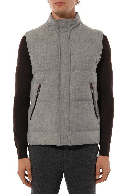 Утепленный жилет Corneliani 94C5A1-9420156 Серый  94C5A1-9420156 Фото 3