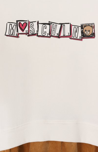 Хлопковое платье MOSCHINO, арт. HDV0GV/LCA43/10-14, фото 3