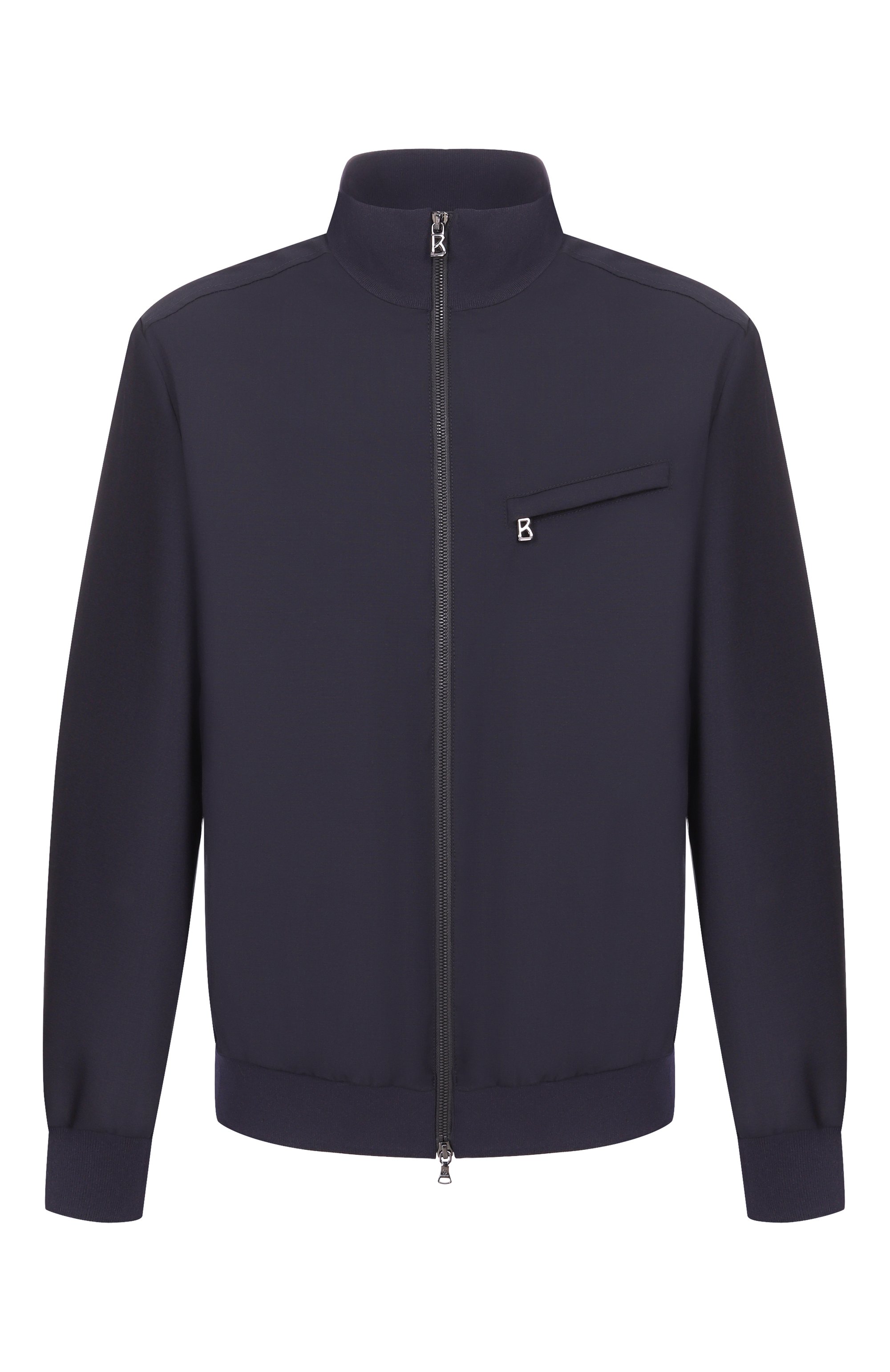 Шерстяной бомбер BOGNER темно-синего цвета по цене 73000 руб., арт. 38781096, фото 1 Шерстяной бомбер BOGNER, арт. 38781096, фото 1