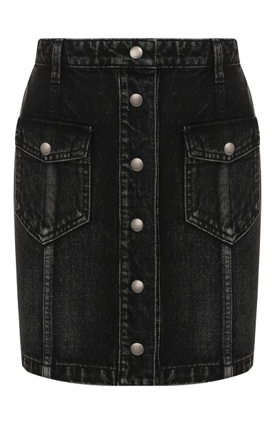 Женская джинсовая юбка SAINT LAURENT, арт. 581918/YQ899