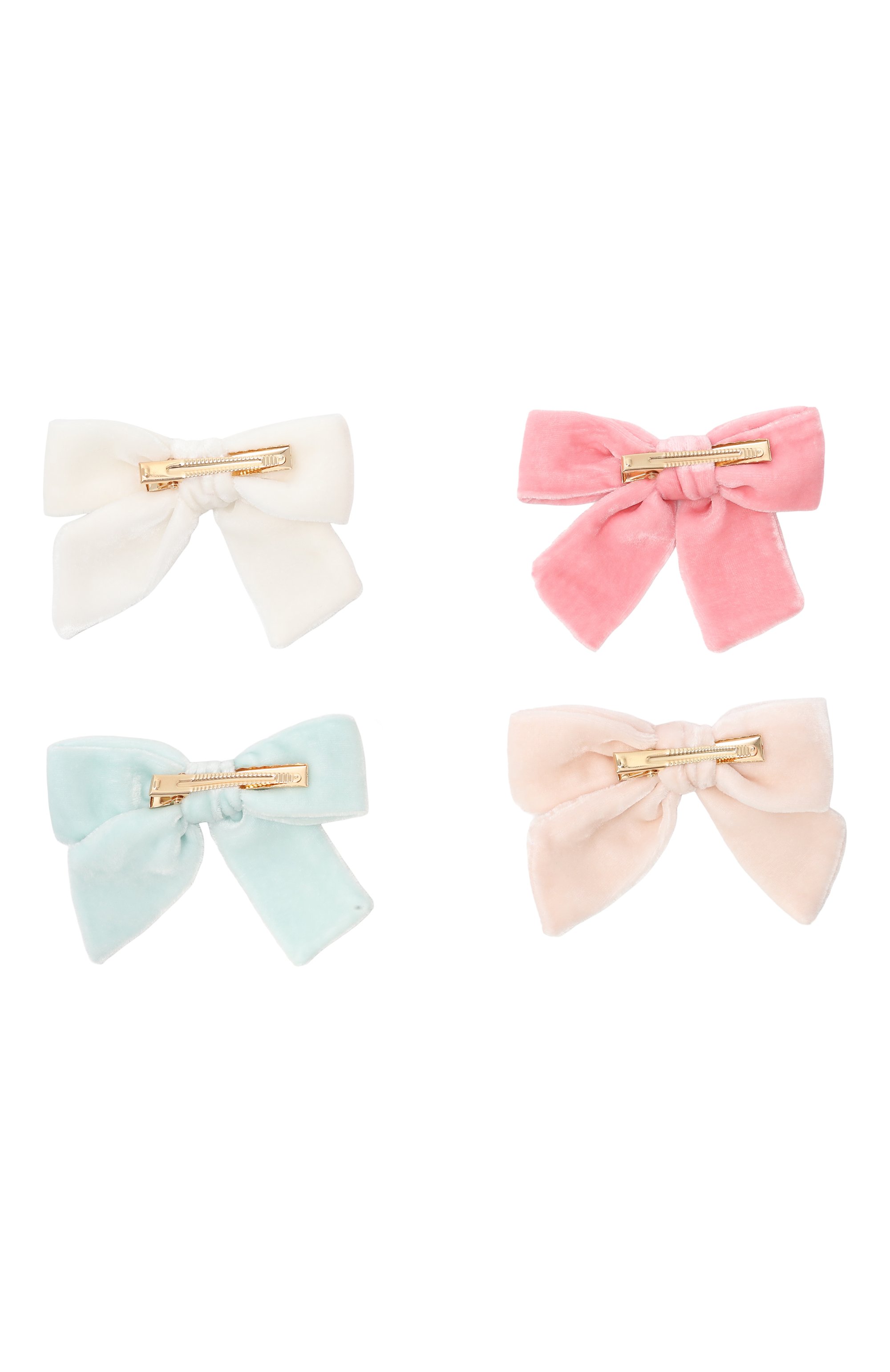 Комплект из четырех бантов PINK.OLIVKA разноцветного цвета по цене 8560 руб., арт. PO-70213, фото 2 Комплект из четырех бантов PINK.OLIVKA, арт. PO-70213, фото 2