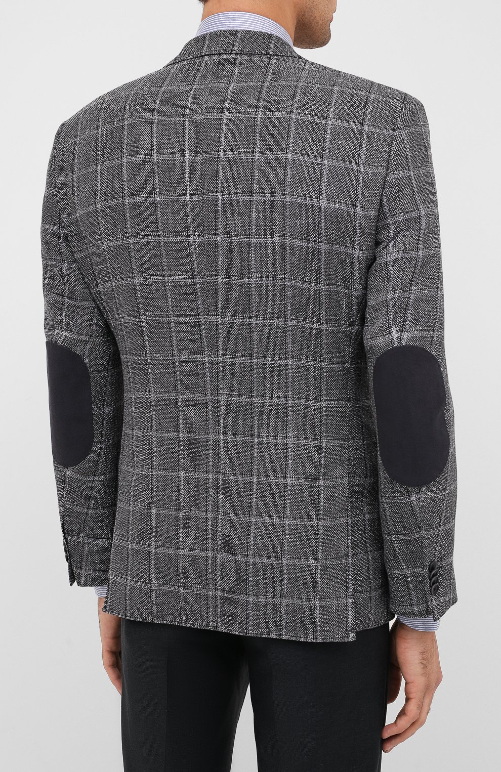 Пиджак из шерсти и льна BOSS, арт. 50432972, фото 4