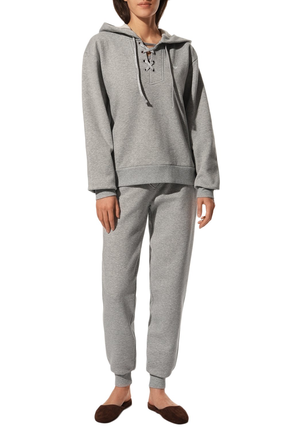 Хлопковое худи EMPORIO ARMANI, арт. 164598/2F265, фото 2