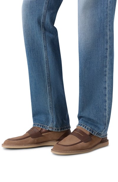 Кожаные пенни-лоферы DOLCE & GABBANA, арт. A50744/A0084, фото 3