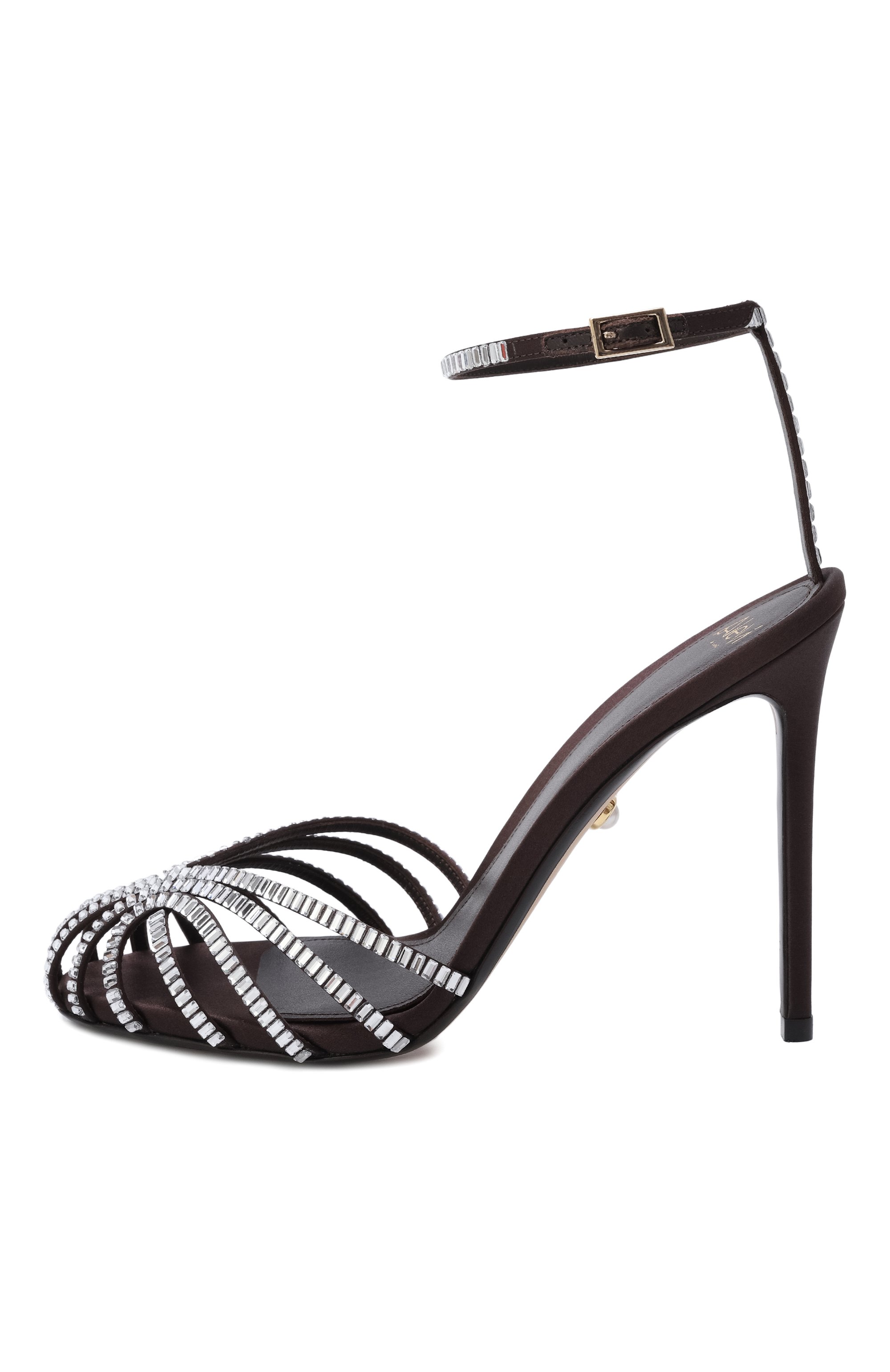 Атласные босоножки penelope 110 ALEVI MILANO, арт. L26SC015.U.0222X09/SATIN, фото 4