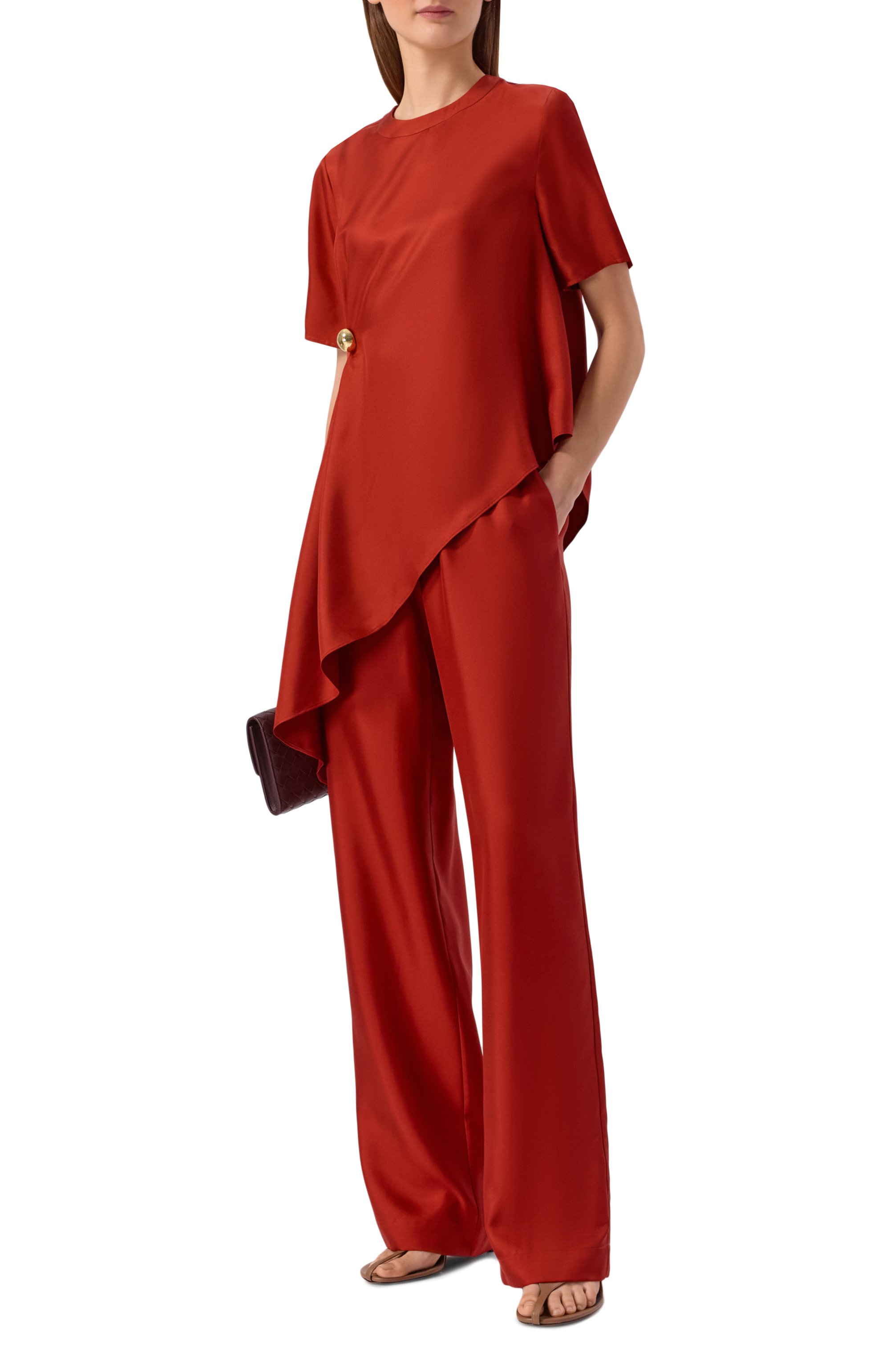 Шелковые брюки LOULOU DE SAISON, арт. ALERA LDS PANTS, фото 2