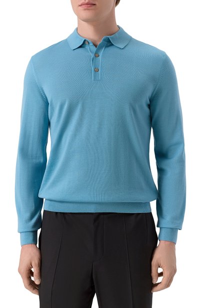 Шерстяное поло BOSS, арт. 50476355, фото 3