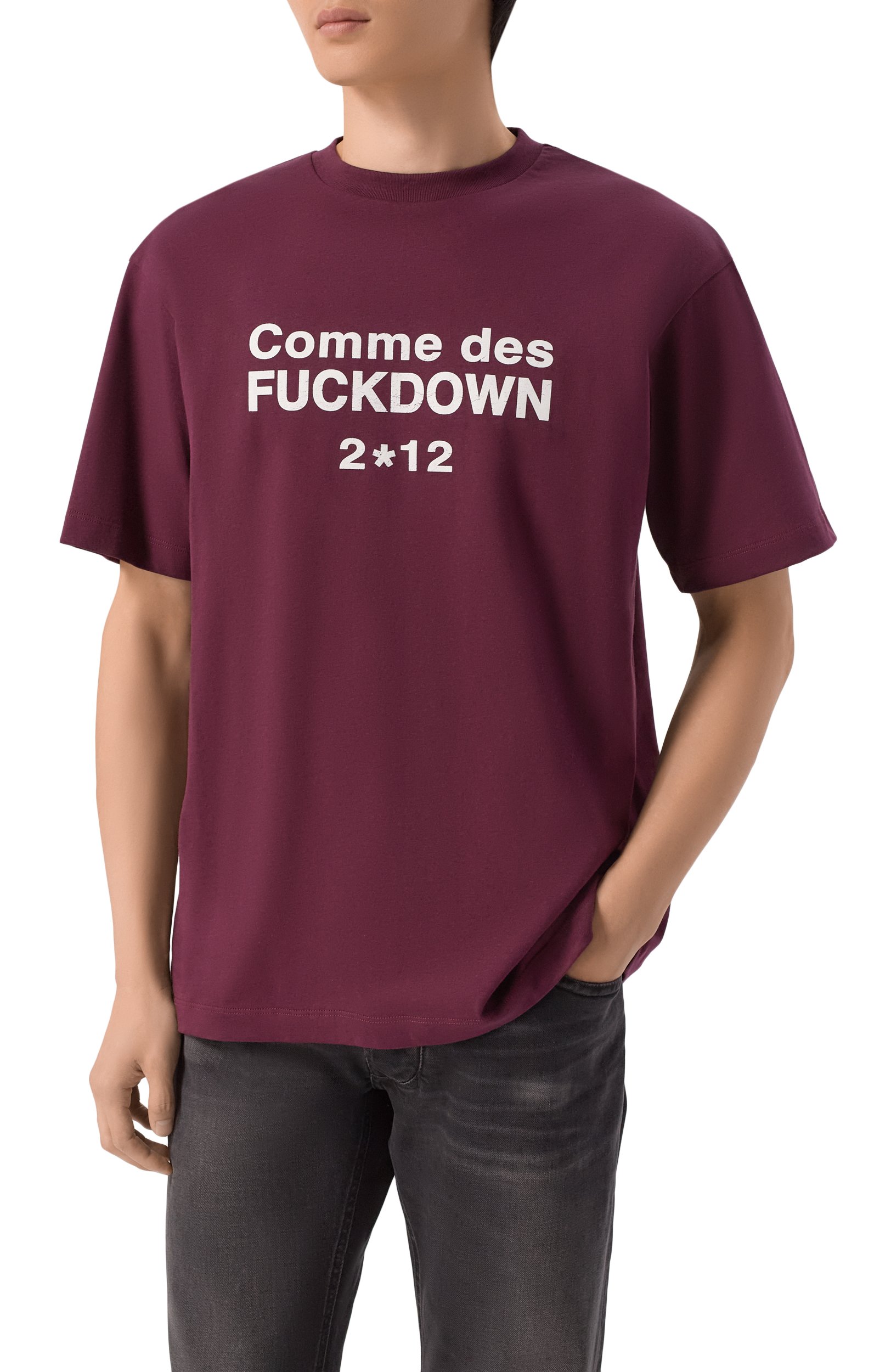 Хлопковая футболка COMME DES FUCKDOWN, арт. CFABU00019, фото 3