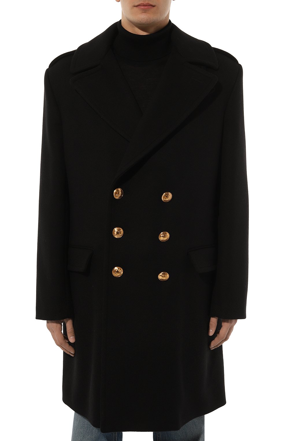 Пальто из шерсти и кашемира CELINE, арт. 2M07B/110R, фото 3