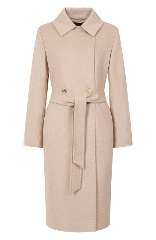 Кашемировое пальто Max Mara Studio C0LLAGE Бежевый C0LLAGE