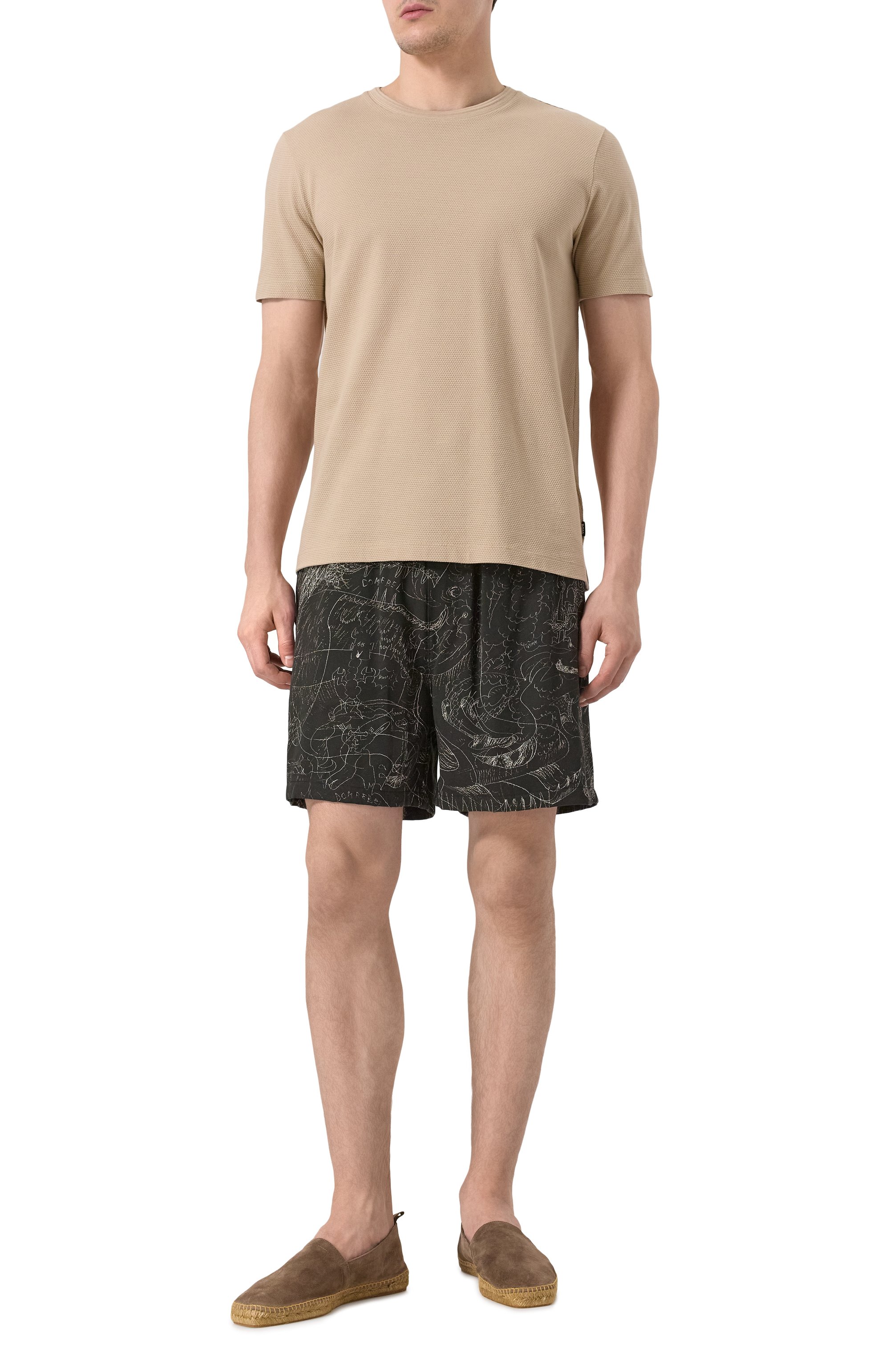 Хлопковая футболка BOSS, арт. 50452680, фото 2