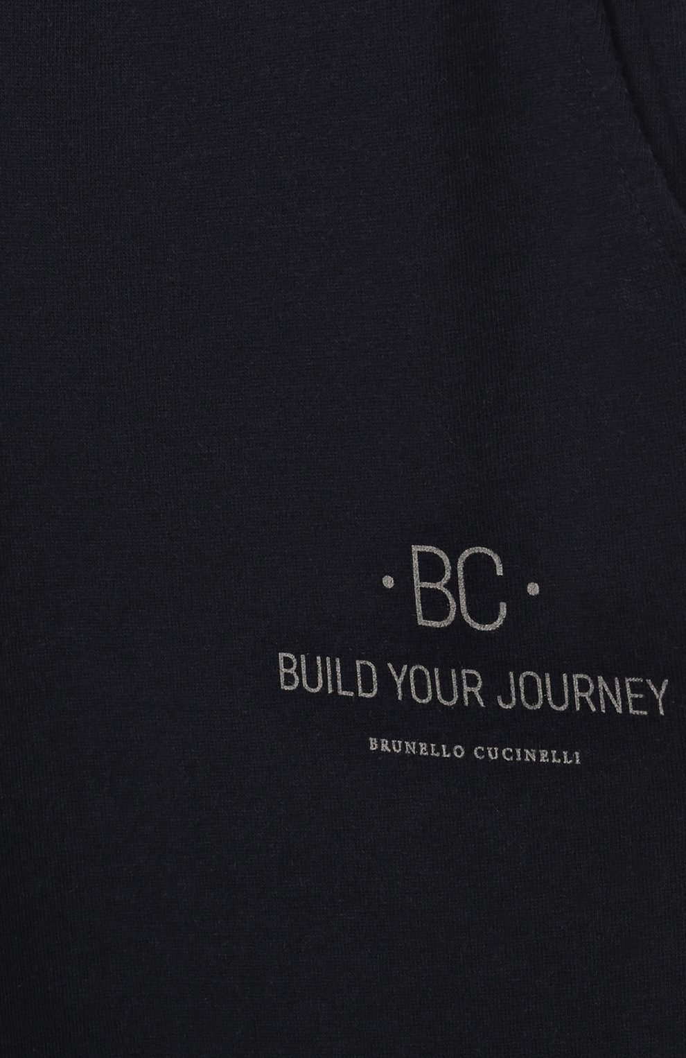 Хлопковые брюки BRUNELLO CUCINELLI темно-синего цвета по цене 36700 руб., арт. BD847E318B, фото 3 Хлопковые брюки BRUNELLO CUCINELLI, арт. BD847E318B, фото 3