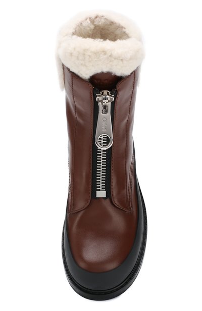 Кожаные ботинки roy CHLOÉ, арт. CHC19W255H5, фото 5