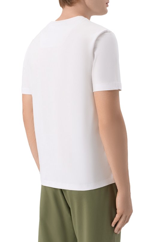 Хлопковая футболка Aeronautica Militare TS1580UJ00372_001 Белый  TS1580UJ00372_001 Фото 4