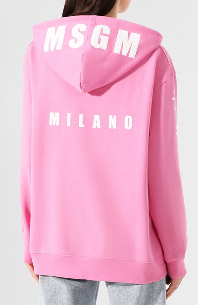 Хлопковое худи MSGM, арт. 2841MDM234 207299, фото 4