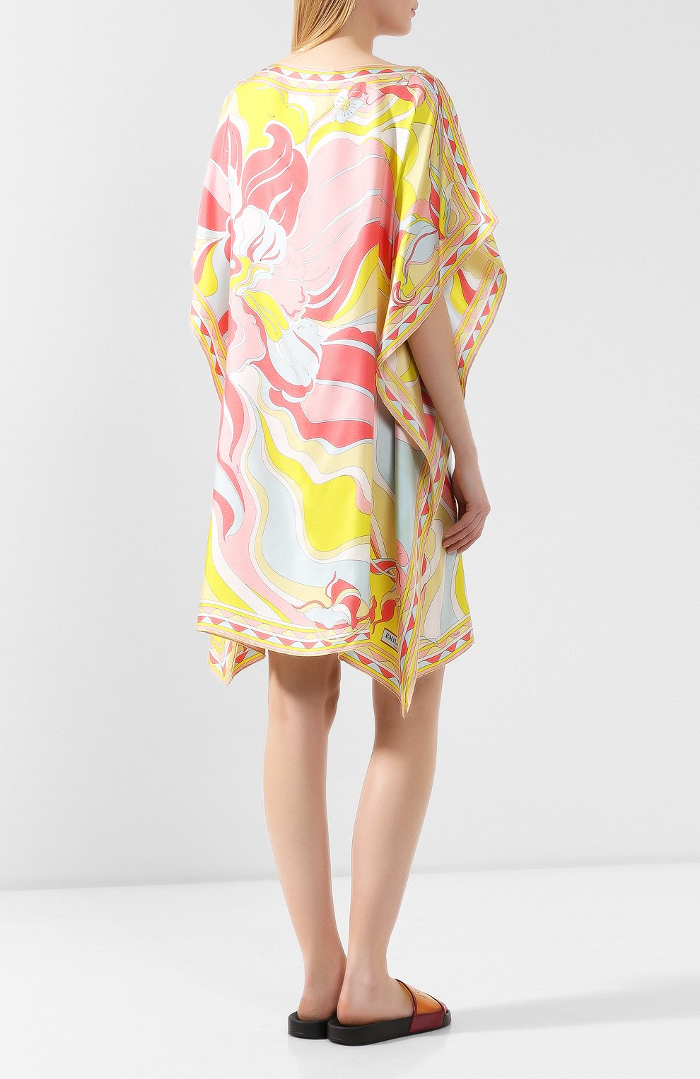 Шелковая туника EMILIO PUCCI разноцветного цвета по цене 92700 руб., арт. 9RWL97/9R823, фото 4 Шелковая туника EMILIO PUCCI, арт. 9RWL97/9R823, фото 4