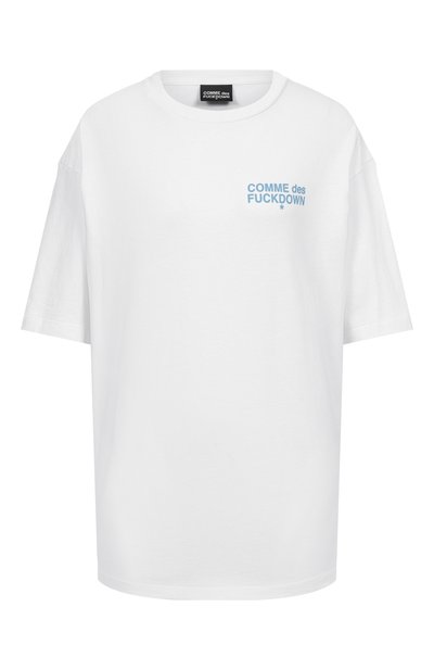 Женская хлопковая футболка COMME DES FUCKDOWN, арт. CFABW01317