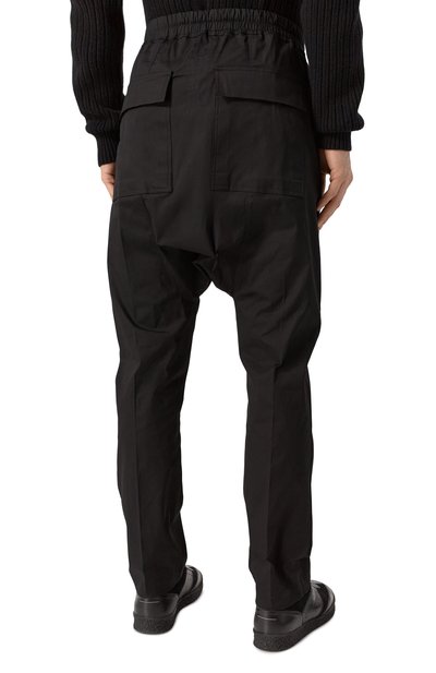 Хлопковые брюки RICK OWENS, арт. RU02E1380/TE, фото 4