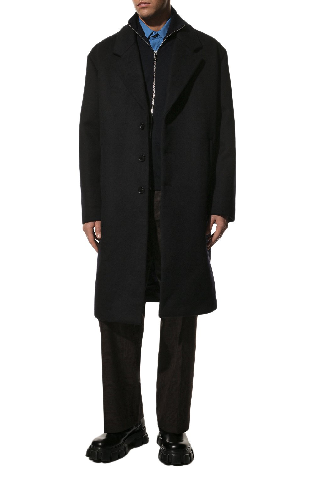 Пальто из шерсти и кашемира PRADA, арт. SGB840-1ZDS-F0008-212, фото 2