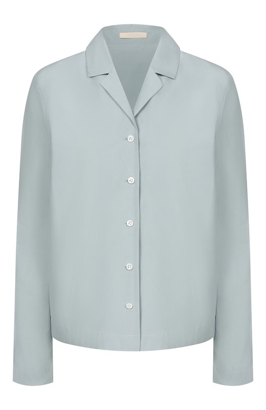 Рубашка из хлопка и шелка 12 STOREEZ 136074 Голубой 136074