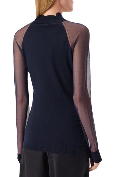 Водолазка из шелка и вискозы GIORGIO ARMANI, арт. 6DAM15/AM40Z, фото 4