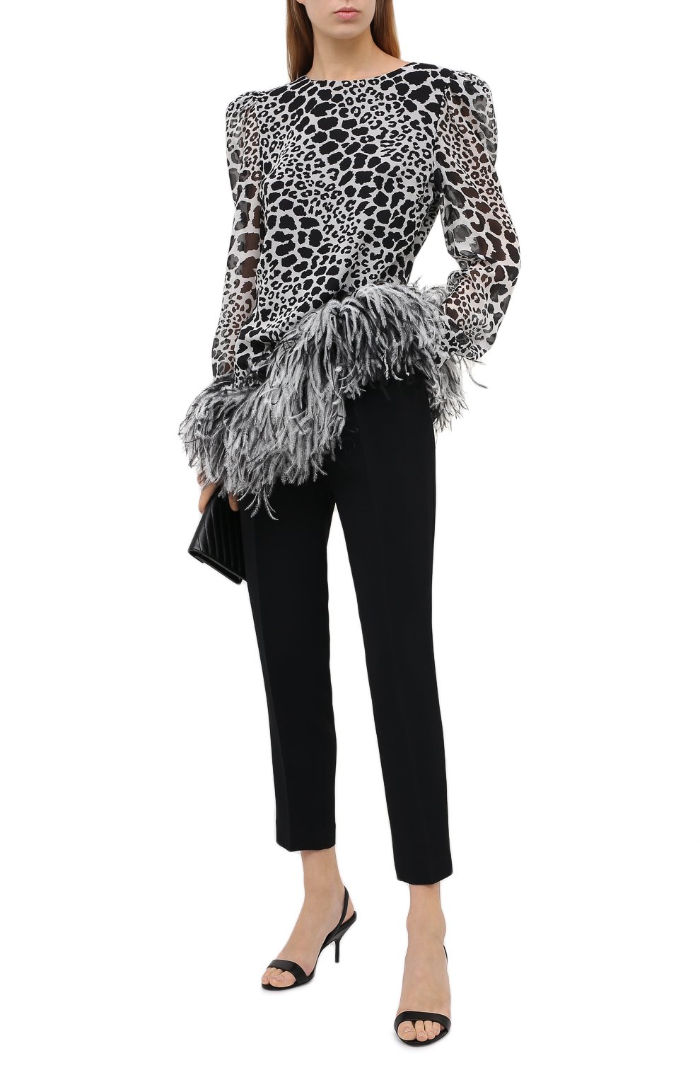 Шелковый топ ALESSANDRA RICH, арт. FAB2283-F2975, фото 2