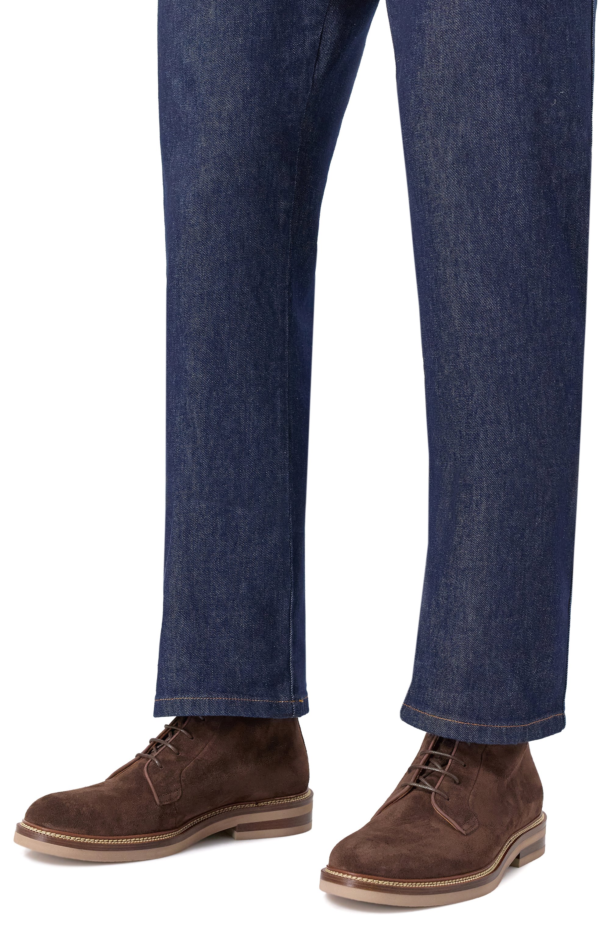 Замшевые бот инки BRUNELLO CUCINELLI, арт. MZUPEAT710, фото 3