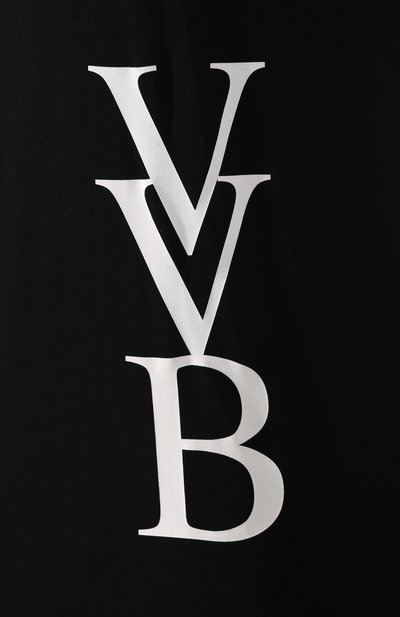 Хлопковая футболка VICTORIA, VICTORIA BECKHAM черного цвета по цене 9950 руб., арт. 2120JTS000839A, фото 5 Хлопковая футболка VICTORIA, VICTORIA BECKHAM, арт. 2120JTS000839A, фото 5