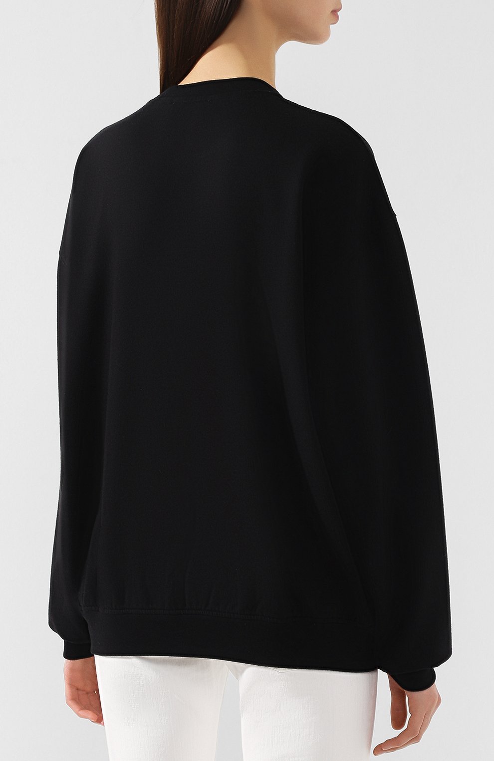 Свитшот ACNE STUDIOS черного цвета по цене 32050 руб., арт. AI0025, фото 4 Свитшот ACNE STUDIOS, арт. AI0025, фото 4