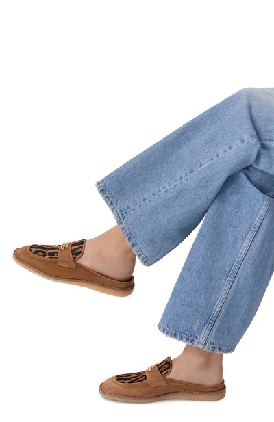 Женские замшевые сабо DOLCE & GABBANA, арт. CI0209/A3I08