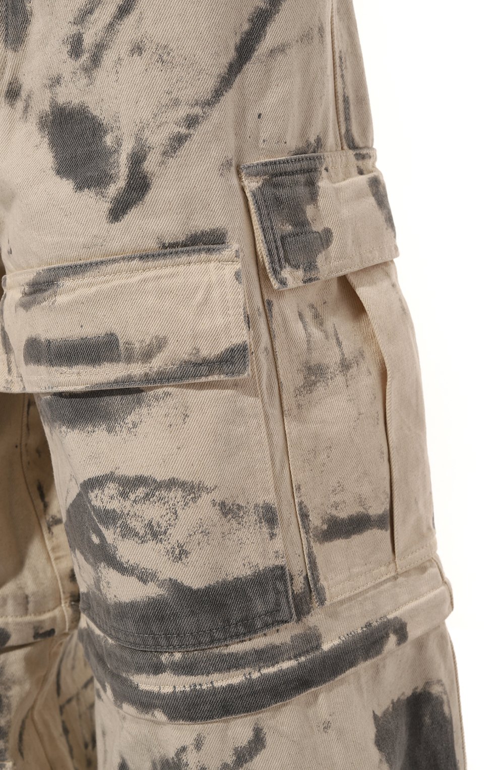 Хлопковые брюки-карго MAINLESS кремового цвета по цене 49500 руб., арт. PT23-02-09-DT, фото 5 Хлопковые брюки-карго MAINLESS, арт. PT23-02-09-DT, фото 5