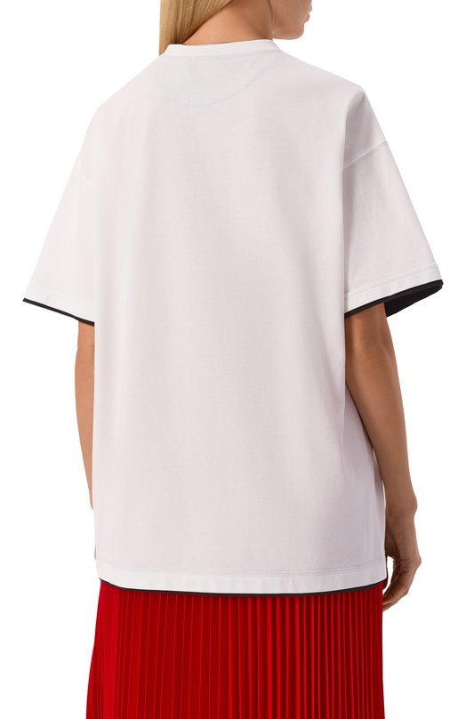 Хлопковая футболка N21 F072/4096 Белый  F072/4096 Фото 4