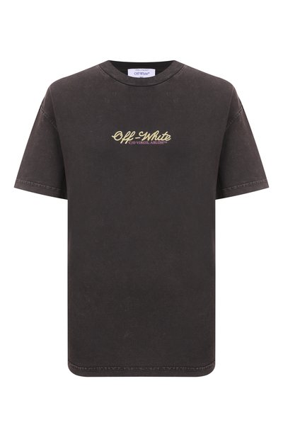 Женская хлопковая футболка OFF-WHITE, арт. 0WAA089S26JER008