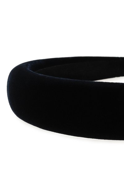 Ободок для волос ALEXANDRE DE PARIS темно-синего цвета по цене 32300 руб., арт. THB30-17T-P23 M, фото 4 Ободок для волос ALEXANDRE DE PARIS, арт. THB30-17T-P23 M, фото 4