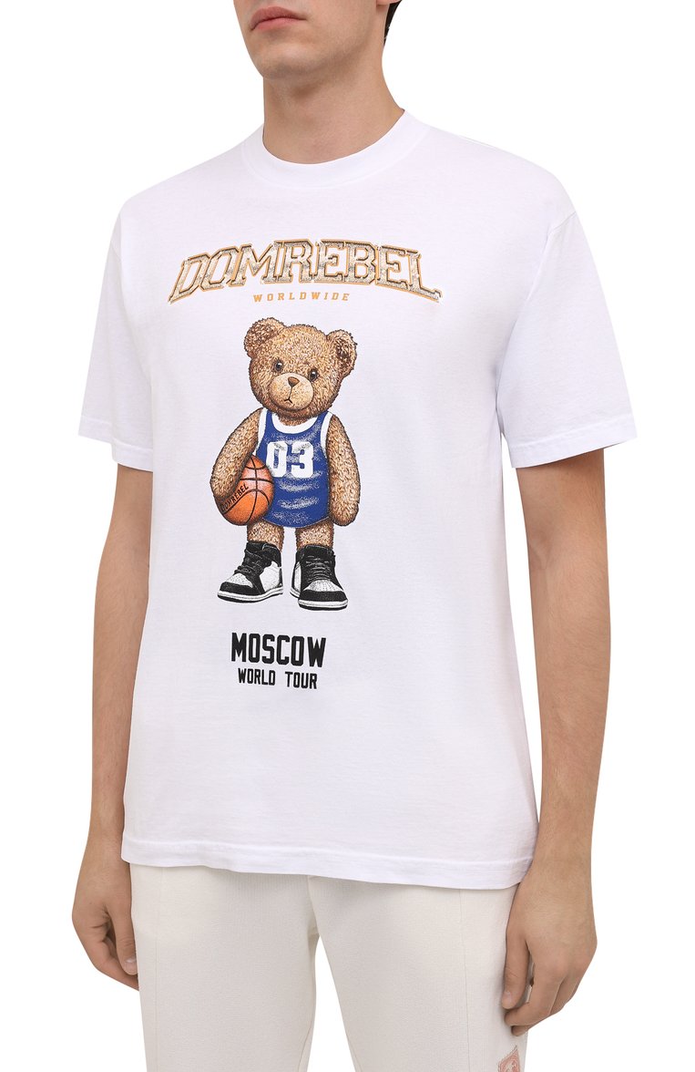 Хлопковая футболка DOMREBEL, арт. MBEARBALL/B0X T, фото 3