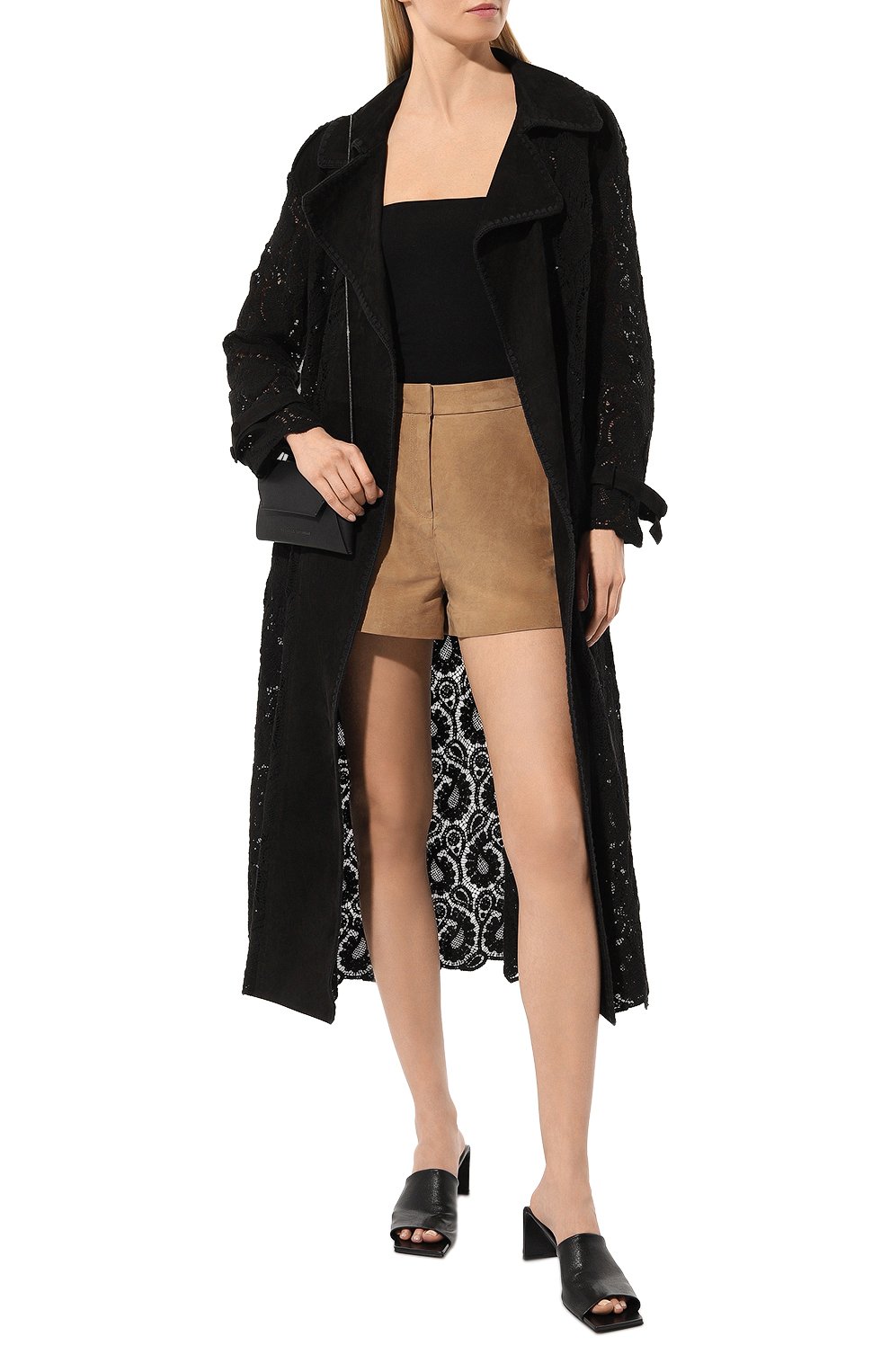 Тренч с кожаной отделкой MVST, арт. TDBPL-Y104, фото 2