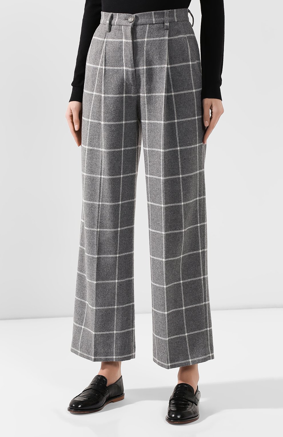 Брюки в клетку FORTE DEI MARMI COUTURE, арт. FFW19-1006, фото 3