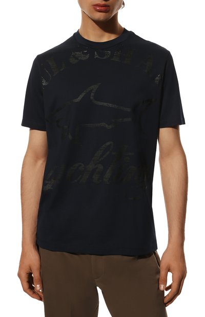 Хлопковая футболка PAUL&SHARK, арт. 22411018/C00, фото 3