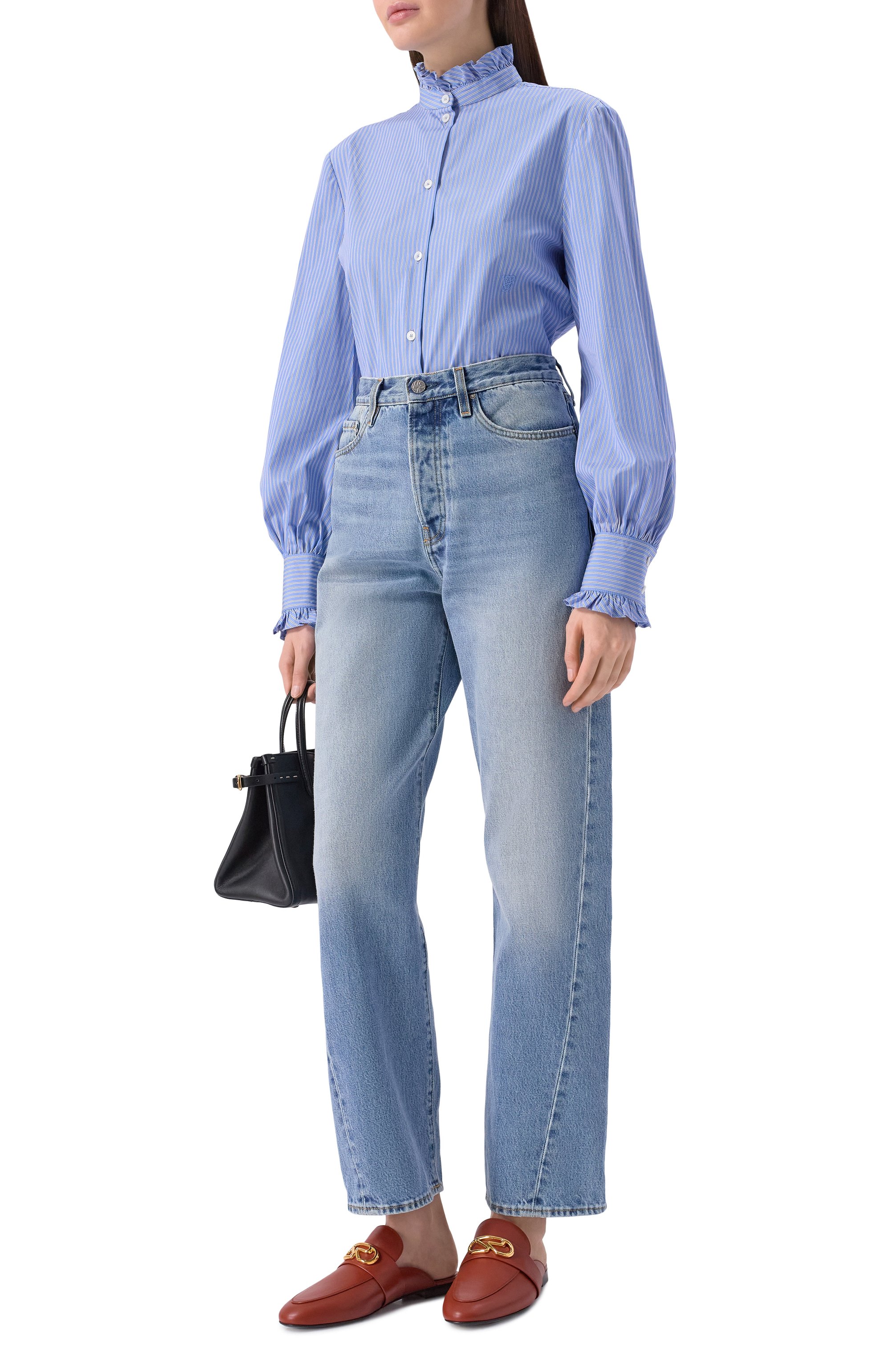 Кожаные сабо surge SERGIO ROSSI коричневого цвета по цене 83200 руб., арт. B11310/MMVN13, фото 3 Кожаные сабо surge SERGIO ROSSI, арт. B11310/MMVN13, фото 3