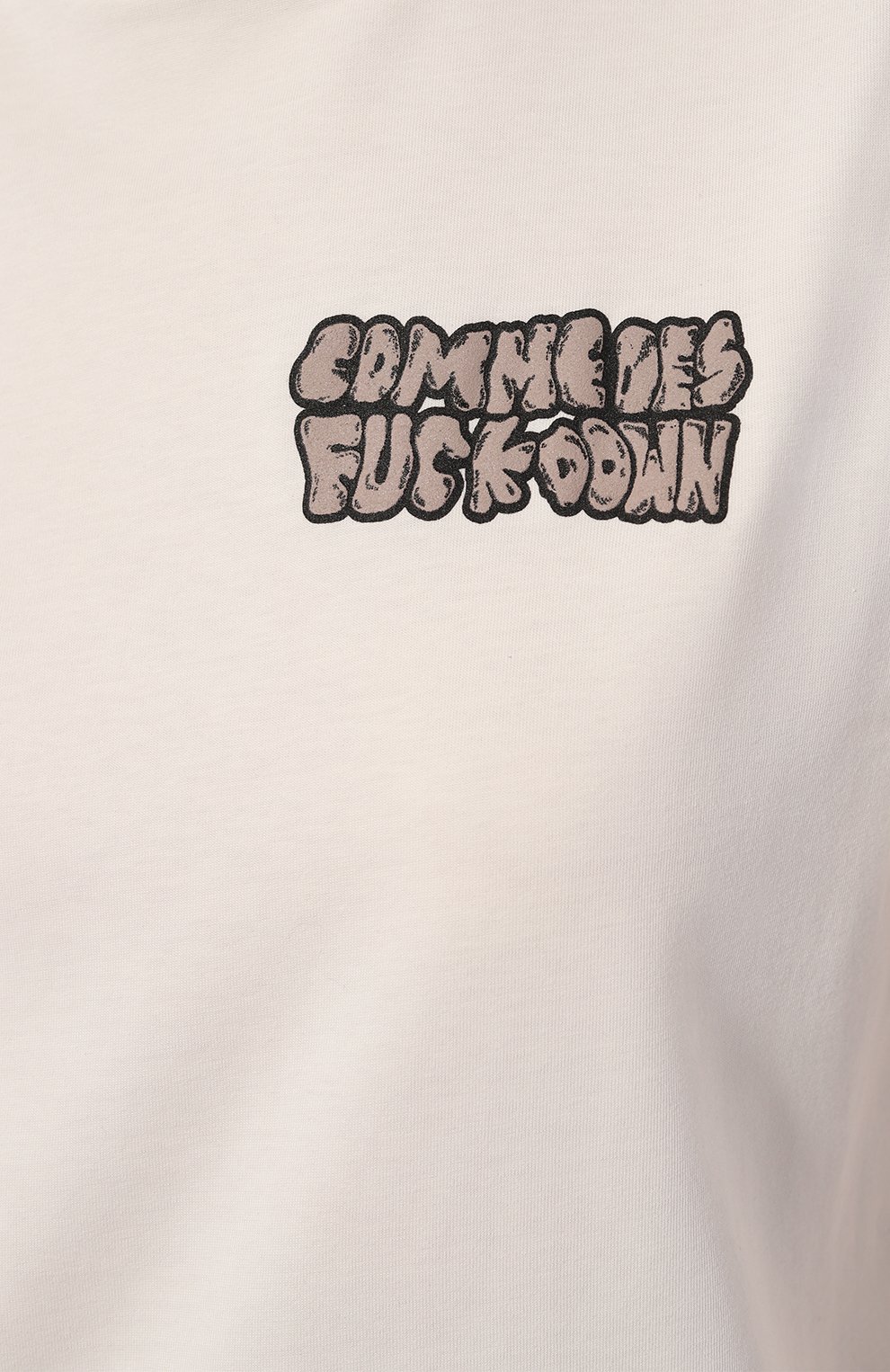 Хлопковая футболка COMME DES FUCKDOWN белого цвета по цене 7685 руб., арт. CFABW01083, фото 5 Хлопковая футболка COMME DES FUCKDOWN, арт. CFABW01083, фото 5