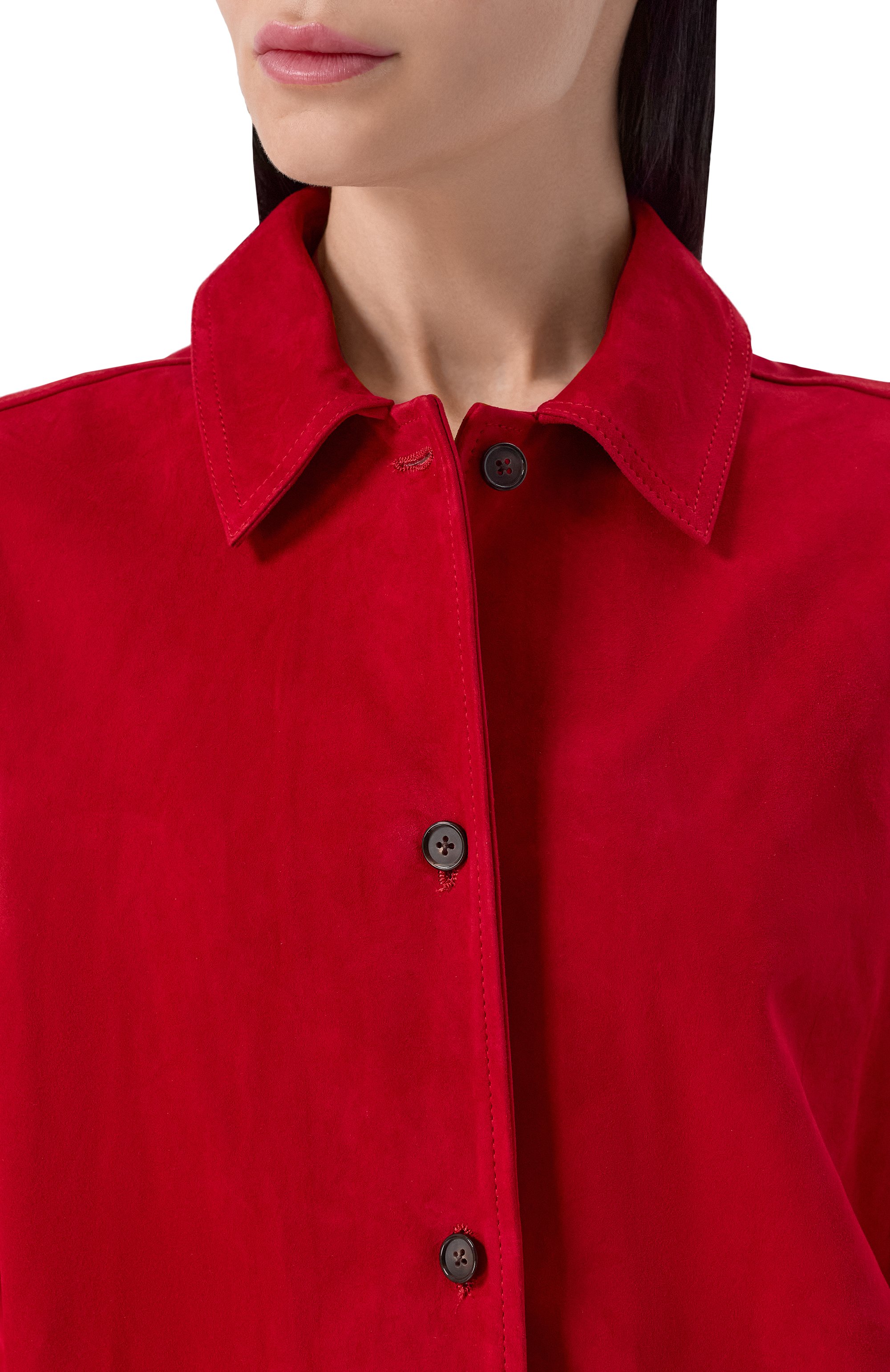 Замшевая рубашка TOTEME, арт. 261-WRT0707-LE0200, фото 5