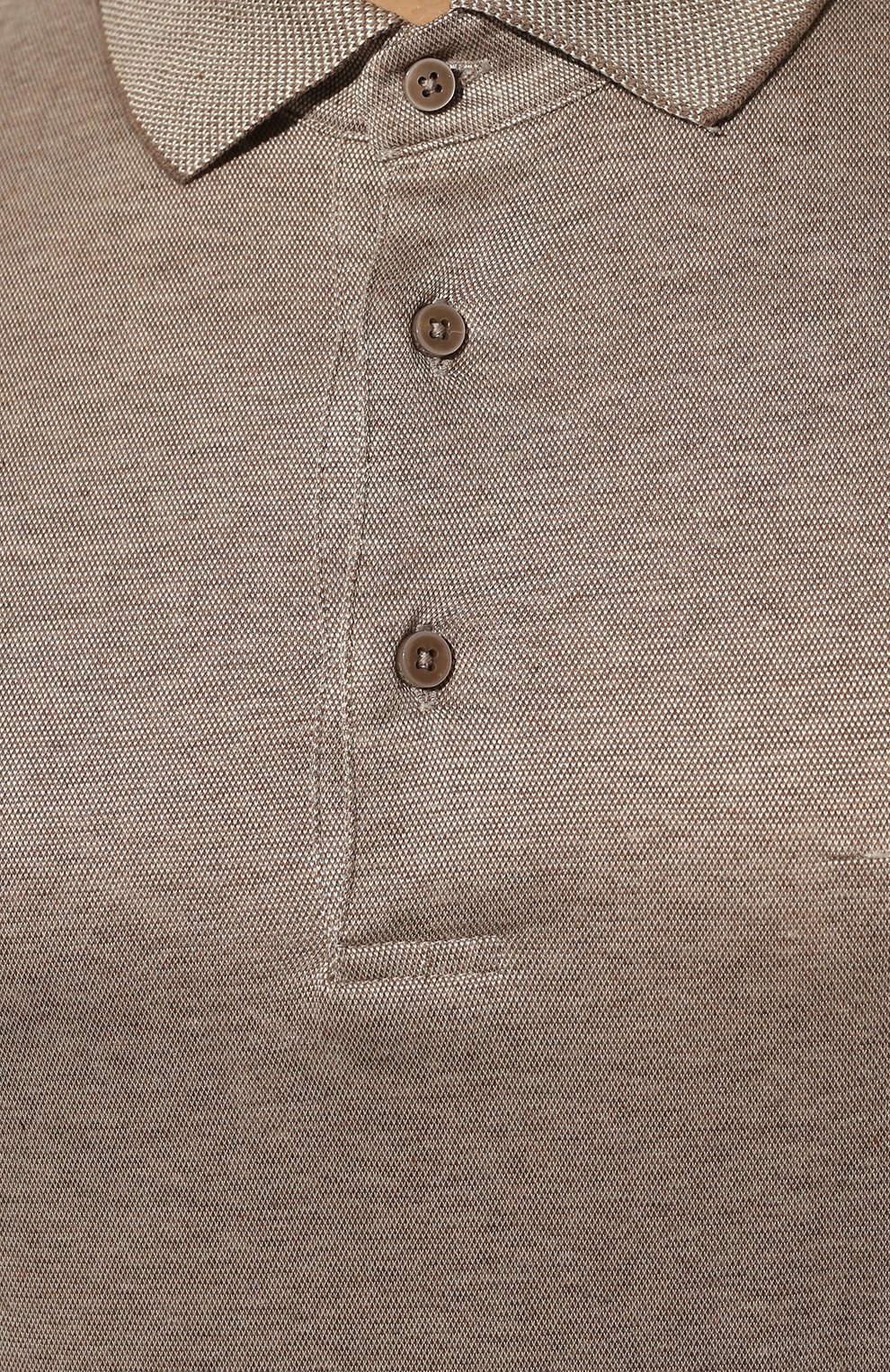 Поло из хлопка и шелка CAPOBIANCO, арт. 12M613.S000., фото 5