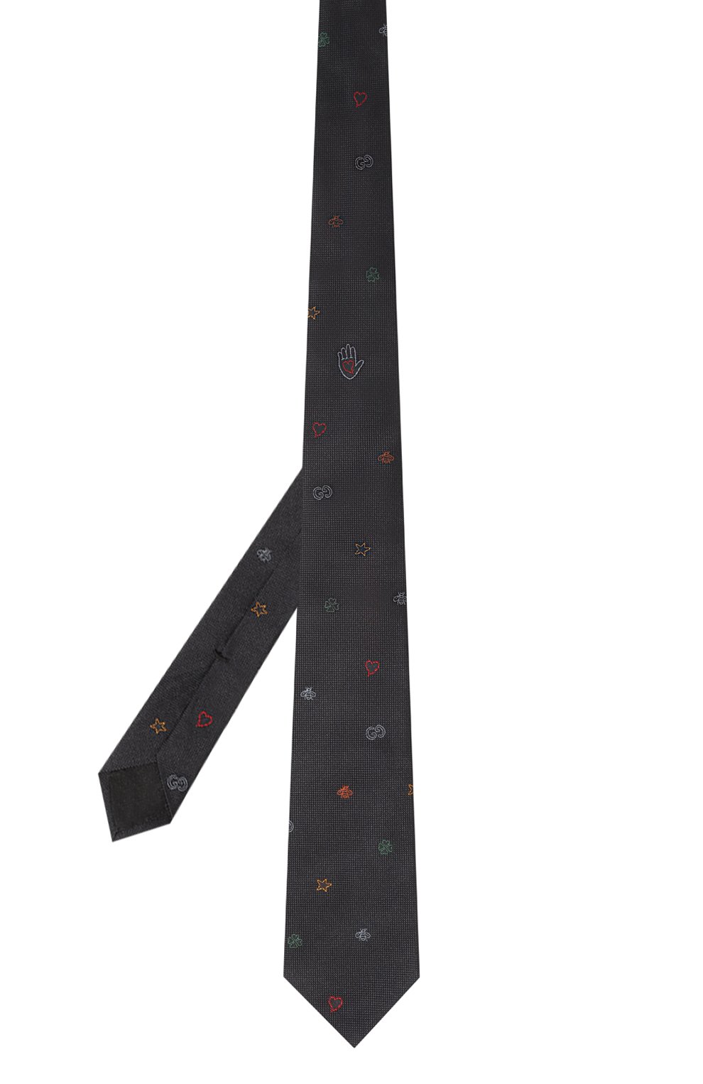 Шелковый галстук GUCCI, арт. 624090 4E002, фото 3