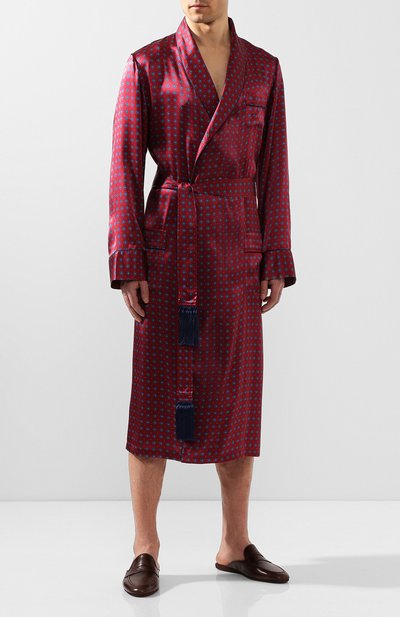 Шелковый халат DEREK ROSE, арт. 5535-BRIN052, фото 2