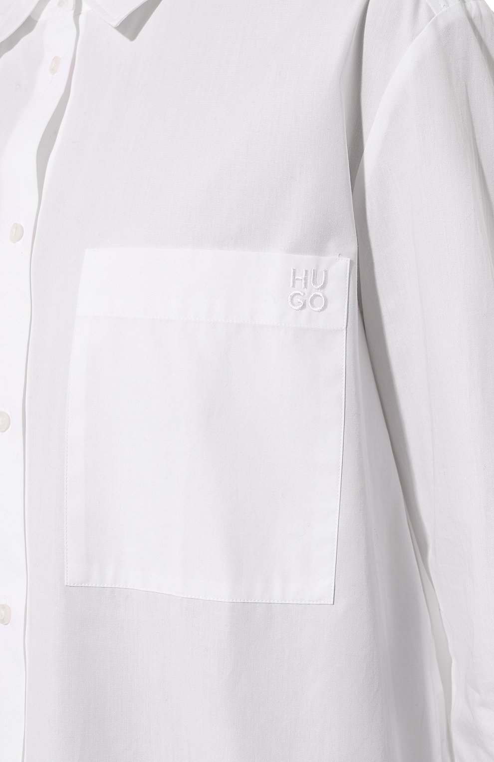 Хлопковая рубашка HUGO, арт. 50515741, фото 5