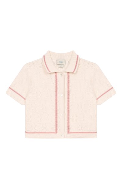 Хлопковый кардиган FENDI, арт. JFG259/AJ8T/3A-6A
