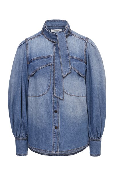 Женская джинсовая рубашка ZIMMERMANN, арт. 9159TB0T