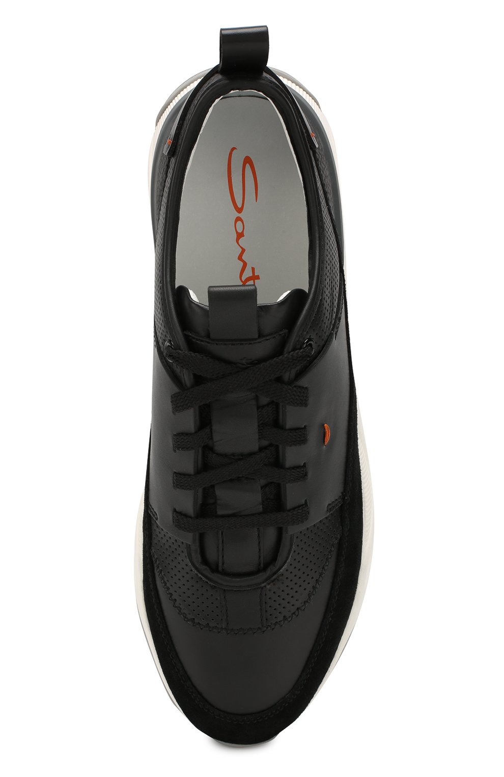 Кожаные кроссовки SANTONI, арт. MBI021274BGRXJUMN01, фото 5